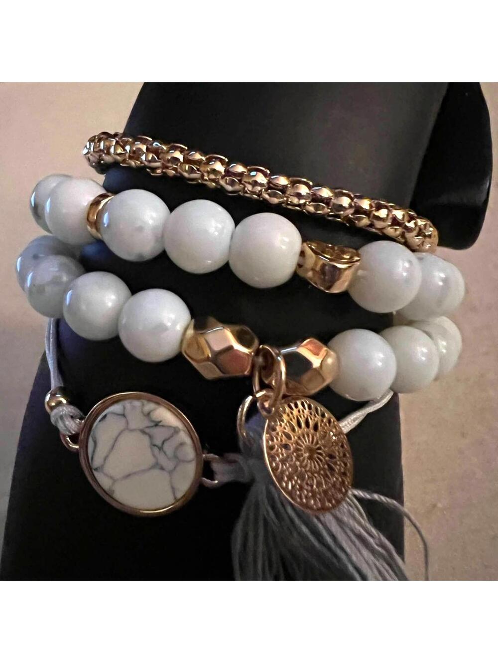 Amelia Rue Cora 4 piece bracelet set NWT